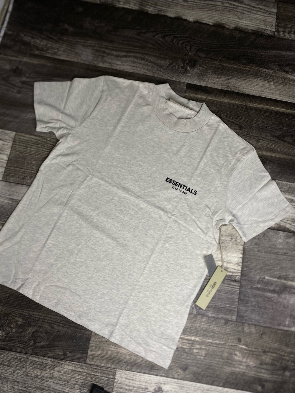 Essentials Men’s Gray Short Sleeve Tee